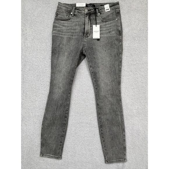 Judy Blue Grey Mid Rise Skinny Jean Size 13 NWT #60605 - Picture 1 of 3